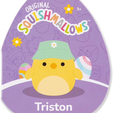 Squishmallows Original 8in Triston The Yellow Chick with Bucket Hat – Official Jazwares Plush (Little)