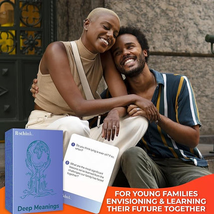 QUOKKA Conversation Cards Game - Family Edition | 500 Questions | Premium Version | Share Thoughts - Fun Talking Board Game for Family Night