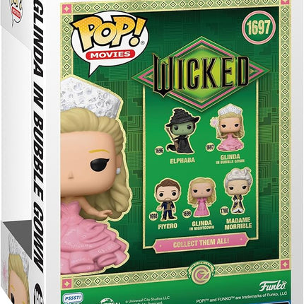 Funko POP Movies: Glinda in Bubble Gown - Wicked - Collectable Vinyl Figure - Gift Idea - Official Merchandise - for Kids & Adults - Movies Fans - Model Figure for Collectors and Display