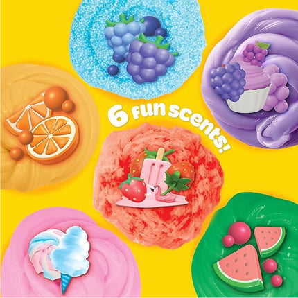 Play-Doh 6 Variety Compounds - Super Stretch, Play Foam, Butter, Cloud, Compound Packs