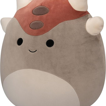 Squishmallows Original 14-Inch Ainhoca Grey Ankylosaurus - Large Ultrasoft Official Jazwares Plush