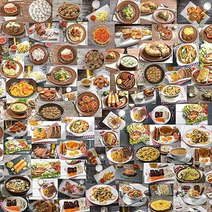 Hungry? Food Puzzle for Adults and Kids | Difficult 1000 Piece Jigsaw Puzzle Toy | Fun Quarantine Gift | Interactive Brain Teaser Challenge for Game Night | 28 x 20 Inches
