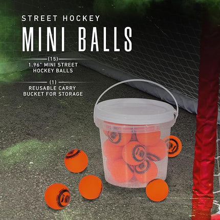 Franklin Sports NHL Street Hockey Balls - No Bounce Outdoor Street + Roller Hockey Balls - Official Size for Youth + Adult Street Hockey - Assorted Colors - 1, 2, 3, and 15 Bulk Packs