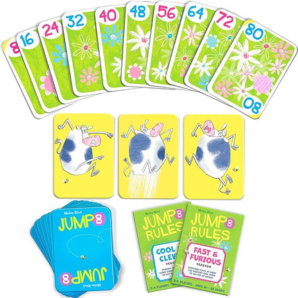 Melon Rind Jump 8, Math Game for Kids Learning Multiples of 8, Lively, Fun Card Game, Quick Activity for Boosting Math Confidence, Easy Screenless Fun, Ages 8+