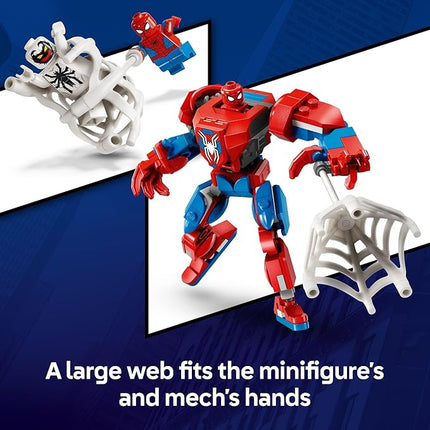 LEGO Marvel Spider-Man Mech vs. Anti-Venom Building Toy Set - Spider-Man Toy for Kids, Boys and Girls, Ages 6+ - Buildable Action Figure - Superhero Gift for Birthday - 76308