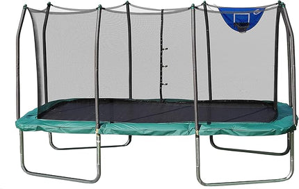 Skywalker Trampolines 14X8 15x9 FT Rectangle Trampoline with Enclosure Net