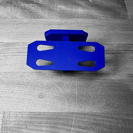 4 Pack Single Lane Wall Mount | Compatible with Hotwheels and Other 1/64 Scale Cars and Trucks (Blue)