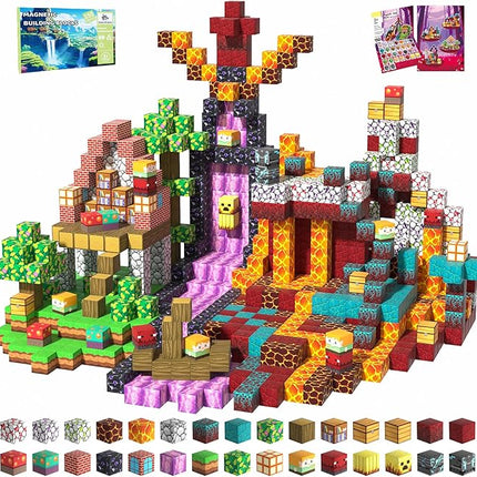 150 PCS Magnetic Building Blocks Toys for Kids, Stacking Magnetic Tiles Toys for Kids Toddlers Boys Girls Ages 3 4 5 6 7 8-12 Gifts