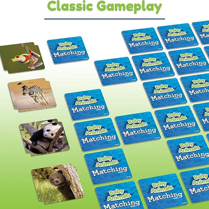 Wonder Forge Baby Animals Matching Game - Engaging Memory Booster | Age 3 to 5 | Fast-Paced, Fun & Educational | Ideal Gift for Easter