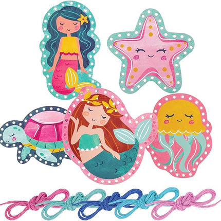 Stephen Joseph Lacing Cards, Mermaid