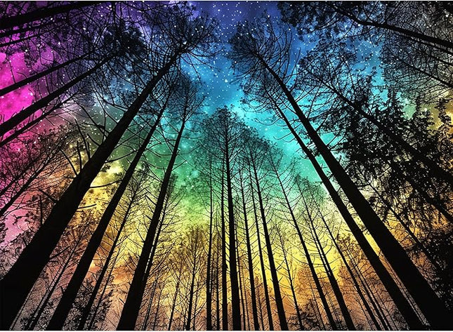 300 Pieces Puzzles for Adults | Aurora Forest Jigsaw Puzzles | Large 300 Piece Puzzle for Children Adults Seniors | Sturdy,Safe | Engaging & Educational Toys Great Gift for Boys Girls 20.5 x 15 in