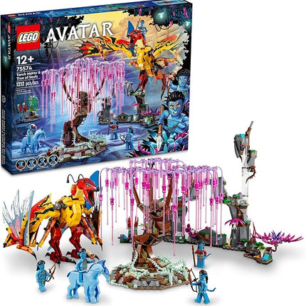 LEGO Avatar Toruk Makto & Tree of Souls 75574 Building Set - Movie Inspired Toy Set with Jake Sully and Neytiri Minifigures, Direhorse Animal Figure, Glow in The Dark Pandora Adventure