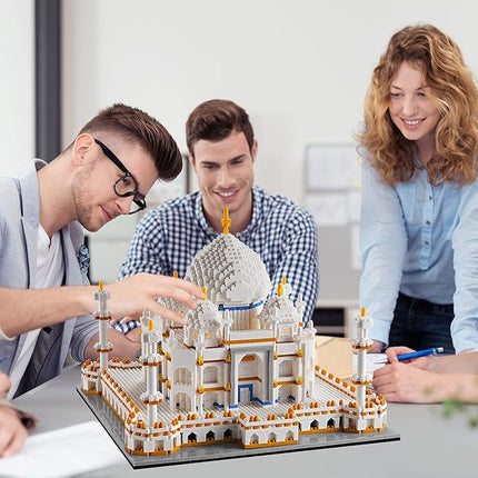World Famous Architecture Taj Mahal Micro Building Block Set for Adults and Kid Age of 14+ - 3950PCS