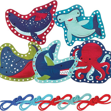 Stephen Joseph Lacing Cards, Shark