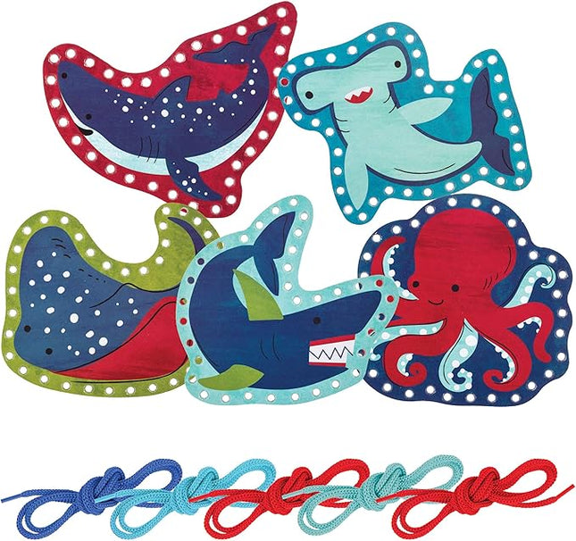 Stephen Joseph Lacing Cards, Shark