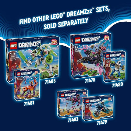 LEGO Dreamzzz Mateo and Z-Blob The Knight Battle Mech Building Toys Set - Spaceship & Robot Toy for Kids, Boys & Girls, Ages 10+ - Birthday Gift with 3 Building Options - 71485