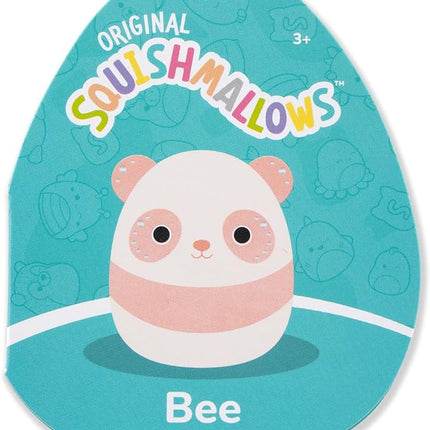 Squishmallows Original 14in Bee The Peach Velvet Panda – Official Jazwares Plush (Large)
