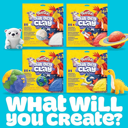 Play-Doh Air Dry Clay, 5 oz. Yellow Clay Bag, Art Supplies, Craft Supplies, Clay Tools & Kit, Modeling Clay for Kids, Air Dry Clay Kit, Arts & Crafts for Adults and Kids