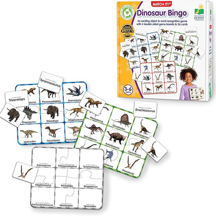 The Learning Journey: Match It! Bingo Dinosaurs - Board Games & Activities for Preschool and Kindergarten - Multiplayer Games for Children Ages 3 and Up