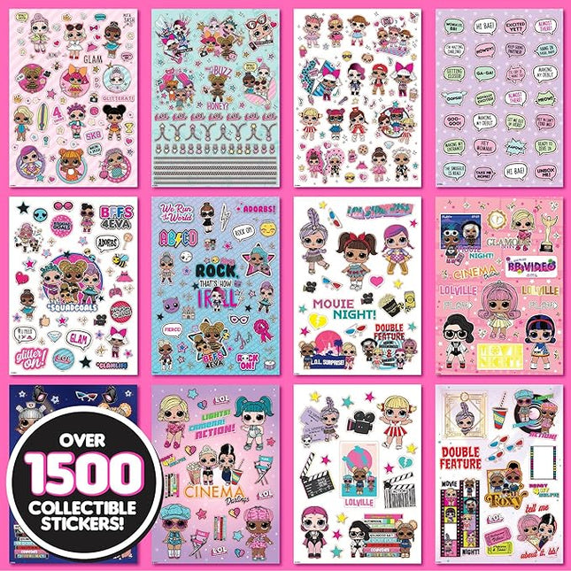 L.O.L. Surprise! 1500+ Surprise Stickers by Horizon Group USA