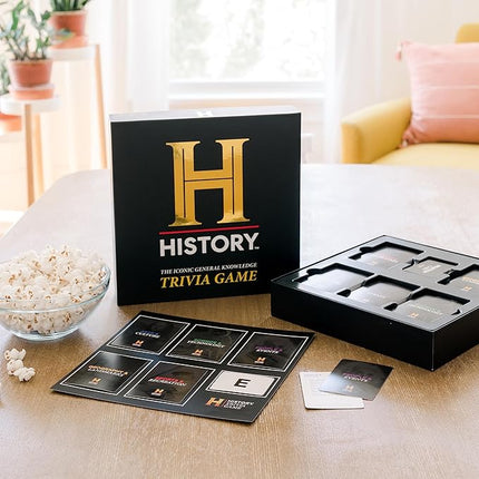 HISTORY Channel Trivia Game - 2000+ Fun General Knowledge Questions for Adults, Family and Teens in The Pursuit of Trivial Knowledge - Perfect Super Trivia for Board & Card Games Night with your Group