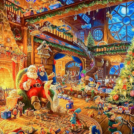 Christmas Puzzle 100 Piece Puzzles for Kids Christmas Puzzle 100 Piece Puzzle Santa Claus Puzzles 100 Piece Puzzles for Adults Christmas Puzzles Santa's House 100 Piece Puzzles for Kids Ages 6-10