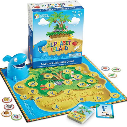 Learning Resources Alphabet Island a Letter & Sounds Game - Montessori ABC Toys, Ages 4+