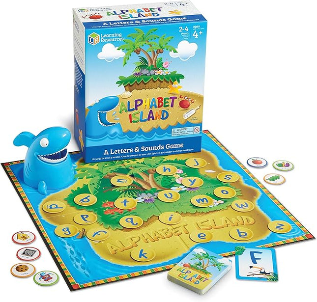 Learning Resources Alphabet Island a Letter & Sounds Game - Montessori ABC Toys, Ages 4+