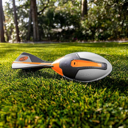 NERF Vortex Ultimate Grip Foam Football - NERF Soft Vortex Football for Long-Distance Throws - All-Weather Perfect for Pool + Beach - Kids Ultimate Grip Whistle Foam Ball