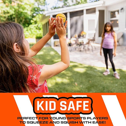 NERF Micro Foam Sports Ball Set - Kids Foam Micro Football, Soccer Ball + Basketball Set Soft Stress Relief for Kids - Assorted Color