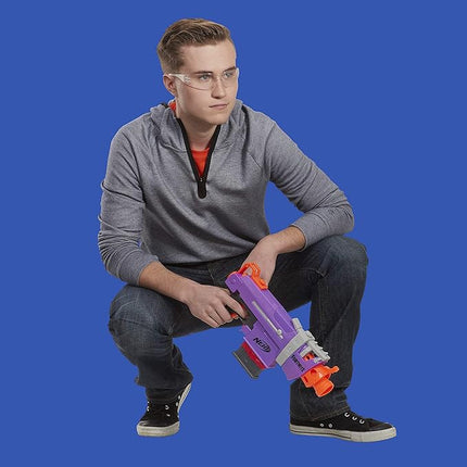 Nerf Fortnite SMG-E Blaster - Motorized Dart Blasting - 6-Dart Clip, 6 Official Elite Darts - for Youth, Teens, Adults