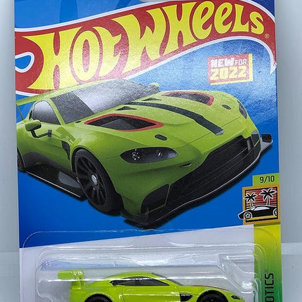 Hot Wheels 2022 - Aston Martin Vantage GTE - HW Exotics 9/10 - 238/250 - Mint/NrMint - Ships Bubble Wrapped in a Box