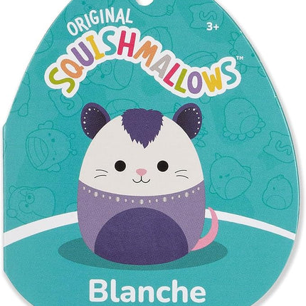 Squishmallows Original 12in Blanche The Cream and Purple Possum – Official Jazwares Plush (Medium-Sized)