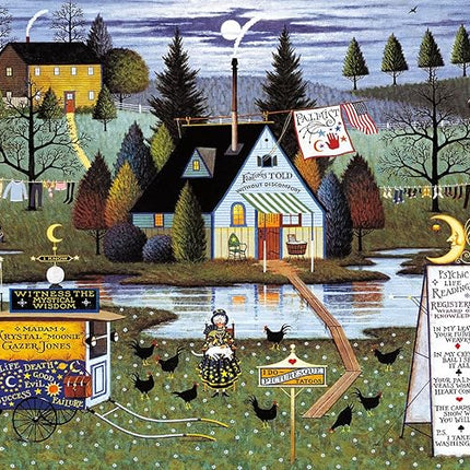 Buffalo Games - Charles Wysocki - Know it All - 1000 Piece Jigsaw Puzzle for Adults -Challenging Puzzle Perfect for Game Nights - Finished Size is 26.75 x 19.75