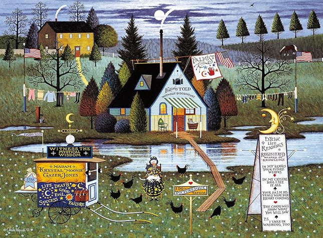 Buffalo Games - Charles Wysocki - Know it All - 1000 Piece Jigsaw Puzzle for Adults -Challenging Puzzle Perfect for Game Nights - Finished Size is 26.75 x 19.75