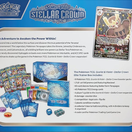 Pokemon TCG: Scarlet & Violet Stellar Crown Elite Trainer Box
