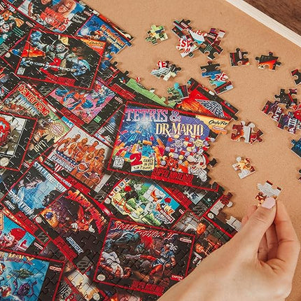 Super Never Ending Showdowns Retro Video Games 1000-Piece Jigsaw Puzzle for Adults, Kids | Interactive Brain Teaser, Educational Toys & Games, Home Activities, Building Sorting Toys for Creative Play