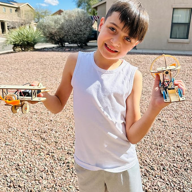 STEM Kits for Kids Age 8-10-12-14, Science Projects for Kids Ages 8-12, Stem Building Toys for Boys Age 8 9 10 12 13 14, Solar Car & STEM Activities Engineering Kits, Gifts for Boys