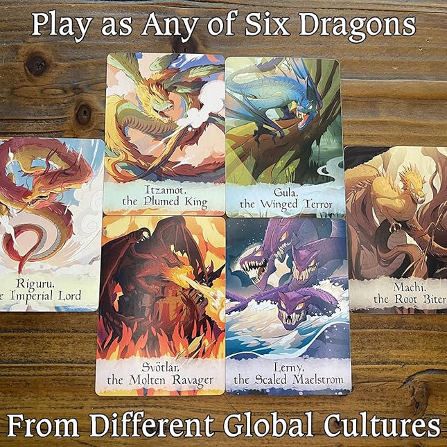 Pillage The Village! | Dragon Board Game for Adults & Teens | 2–6 Players | Chaotic Take-That | 20–30 Min Playtime | Fantasy Card Game | Great for Game Night & D&D Fans