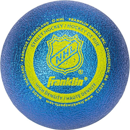 Franklin Sports NHL Street Hockey Balls - No Bounce Outdoor Street + Roller Hockey Balls - Official Size for Youth + Adult Street Hockey - Assorted Colors - 1, 2, 3, and 15 Bulk Packs