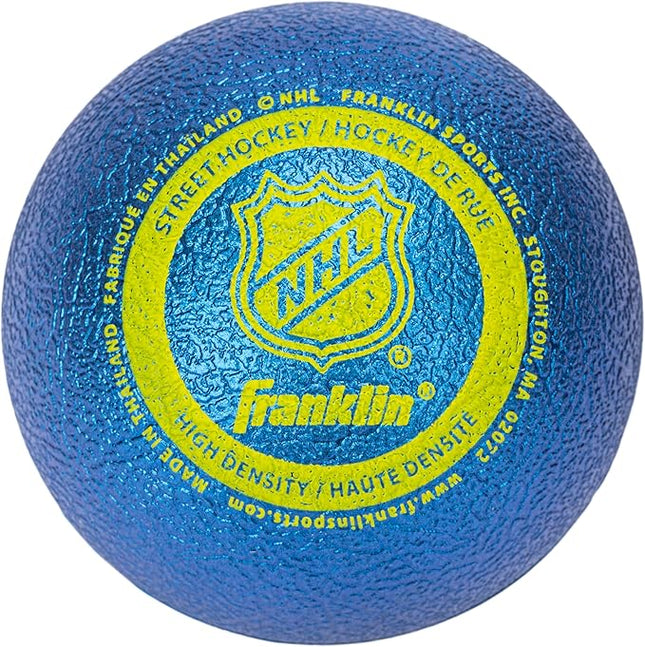 Franklin Sports NHL Street Hockey Balls - No Bounce Outdoor Street + Roller Hockey Balls - Official Size for Youth + Adult Street Hockey - Assorted Colors - 1, 2, 3, and 15 Bulk Packs