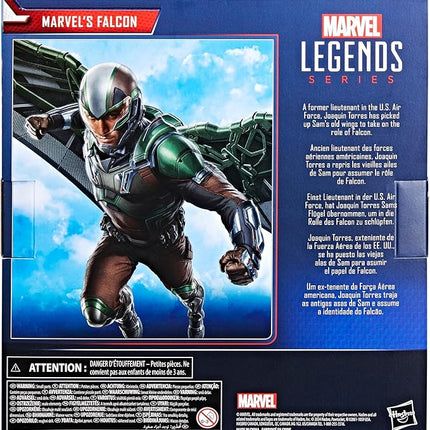 Marvel Legends Series Falcon, Captain America: Brave New World Collectible Deluxe 6 Inch Action Figure