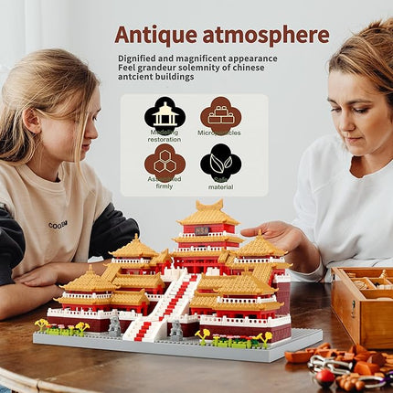 Chinese Architecture Micro Building Blocks Set Epang Palace 3050PCS Creative Toy Building Sets Best Present for Adults and Kids Age 14+
