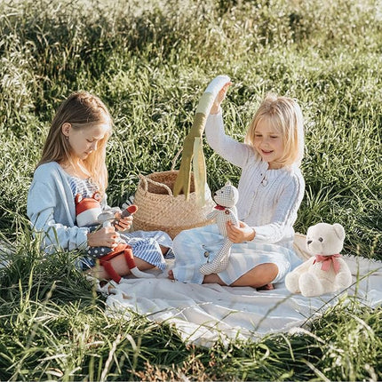 11.4” Small Teddy Bear with Heart Cute White Teddy Bear Stuffed Animals Soft Stuffed Bear Plush Bear Plushie Toys Gifts for Girlfriend Boyfriend Kid