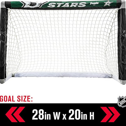 Franklin Sports NHL Mini Hockey Set - Kids Indoor Knee Hockey Goal, Ball, + 2 Stick Combo - Youth Team Indoor Toy Set - Official - Ages 3+