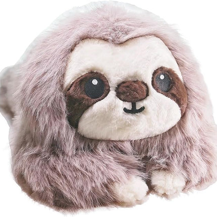 uoozii 24" | 5 Pounds Sloth Weighted Stuffed Animals with Removable Unscented Microwavable Pouch, Cute Coolable Warmable Weighted Plush Gift for Kids & Adults
