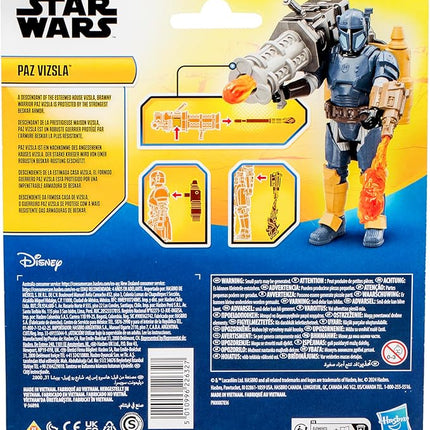 STAR WARS Epic Hero Series Paz Vizsla 4-Inch Deluxe Action Figure & 4 Accessories, Toys for 4 Year Old Boys and Girls
