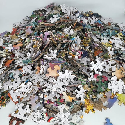 Adult Jigsaw Puzzles 1000 Pieces-Fall Sea Villa Sunset Lighthouse Scenery Puzzle -27" x 20" - Puzzle Pieces are Unique and Match Perfectly…