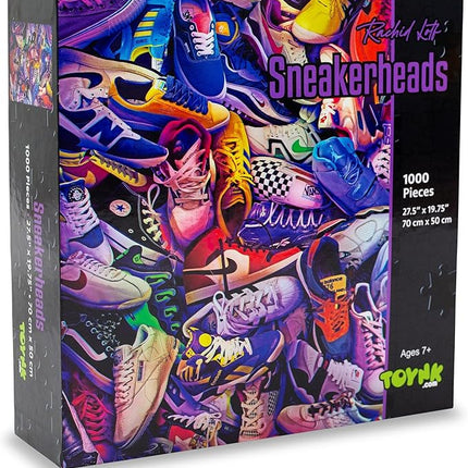 Sneakerheads 1000-Piece Jigsaw Puzzle | Fun Brain Teaser, Toys & Games | 28 x 20 Inches