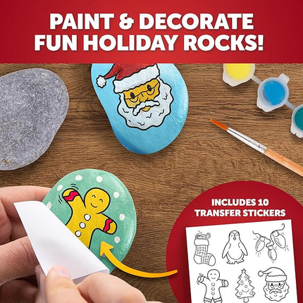 Santa's Christmas Craft Kit for Kids - 15 Magical Christmas Crafts for Kids, Make Suncatchers, Paint Holiday Rocks, Make Magnets & More for Christmas Gifts, Craft Kits for Ages 5 6 7 8 9 10 11 & 12